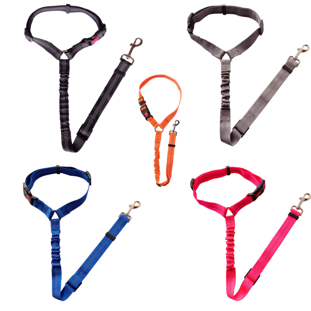 퍼플펫 강아지 안전벨트 헤드레스트형 충격흡수 고급형 애견안전벨트 반려견 대형견