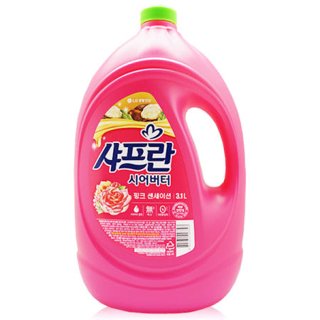 엘지생활건강 샤프란 섬유유연제 핑크 센세이션 3.1L ~ 3100ml