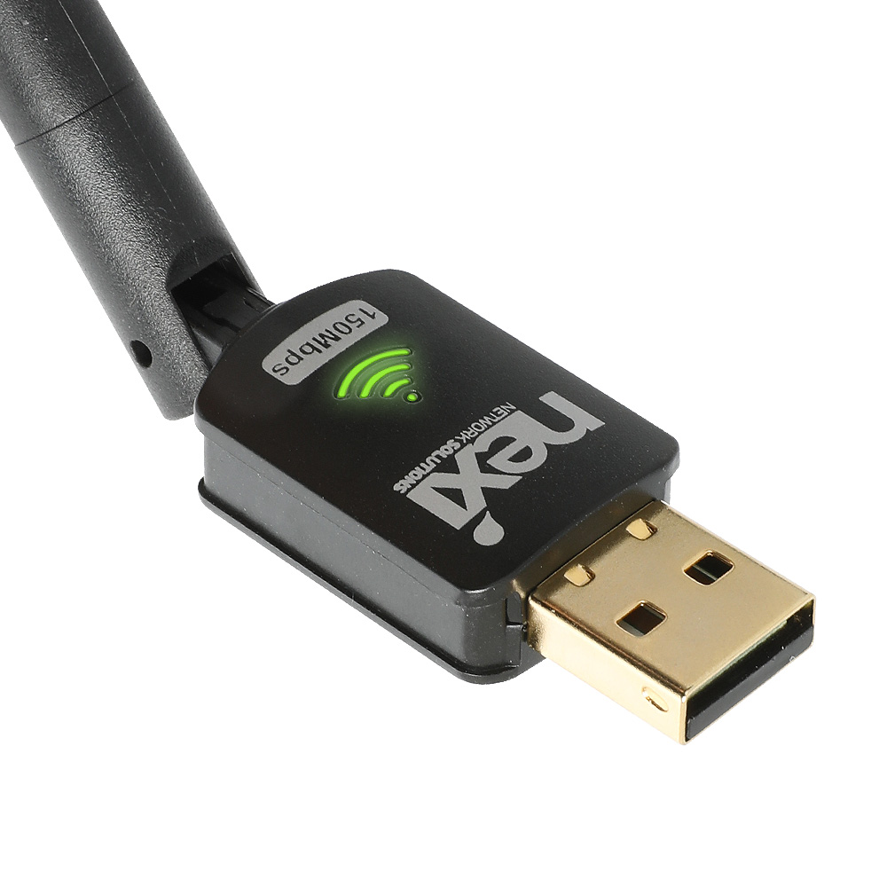 넥시 무선랜카드 USB2.0 11n WiFi 외장안테나 6dBi 2.4GHz 보안 LED - 상세 이미지 2