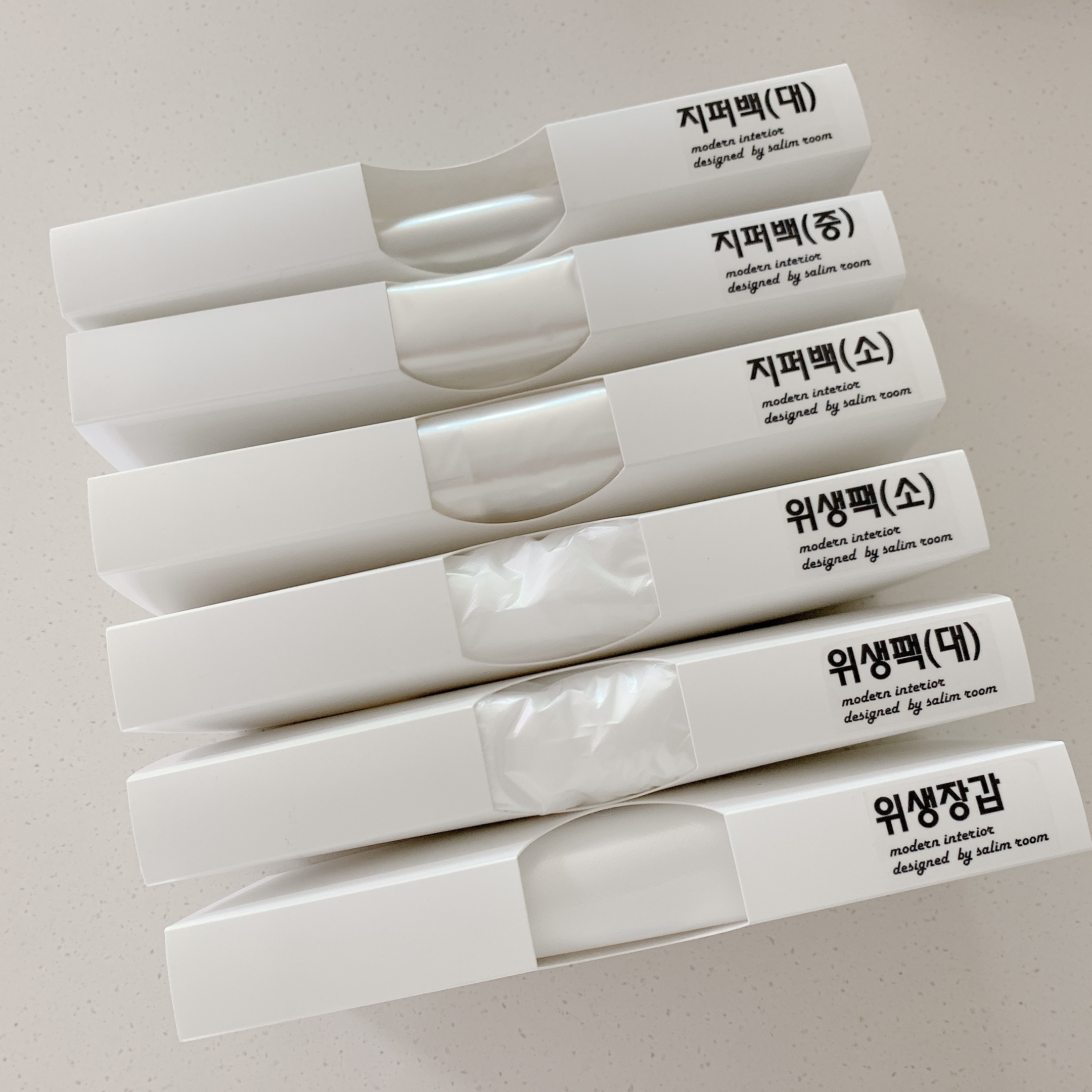 살림공간 비닐봉투 정리함 비닐정리케이스 (지지대포함) 싱크대 서랍정리 - 상세 이미지 5
