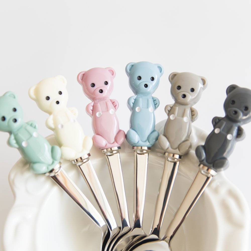 곰돌이 요거트숟가락 아이스크림 스푼 - 상세 이미지 3
