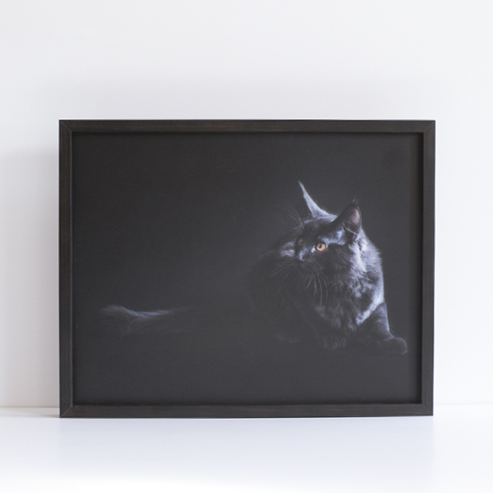 심플 아크릴 원목 액자 프레임 웨딩 틀 우드 맞춤제작 락니티 12mm 연밤 a3 사이즈