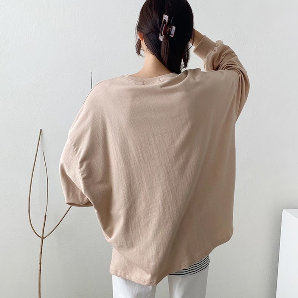 레이어드 면 옆트임 밴딩 고무줄 이너 티셔츠 스커트 - 상세 이미지 5