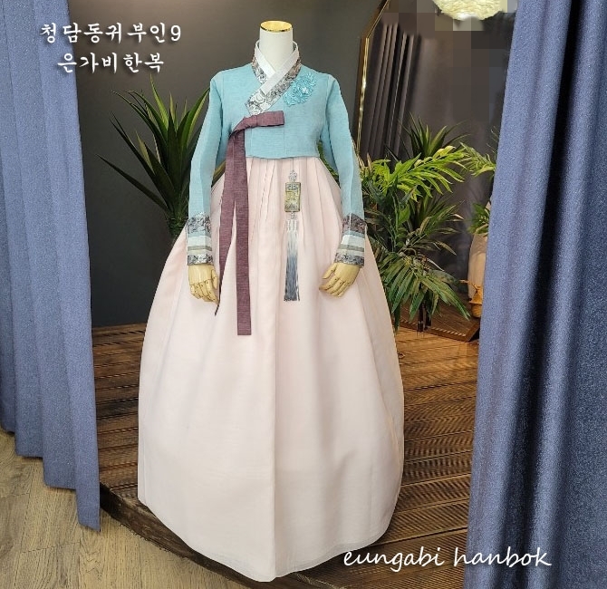 [한복대여] 청담동귀부인9 여성 혼주 결혼식 한복 - 상품 이미지