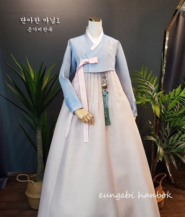 한복대여 은가비한복 단아한마님1 결혼식 여자 혼주 하객 가족 - 상세 이미지 2