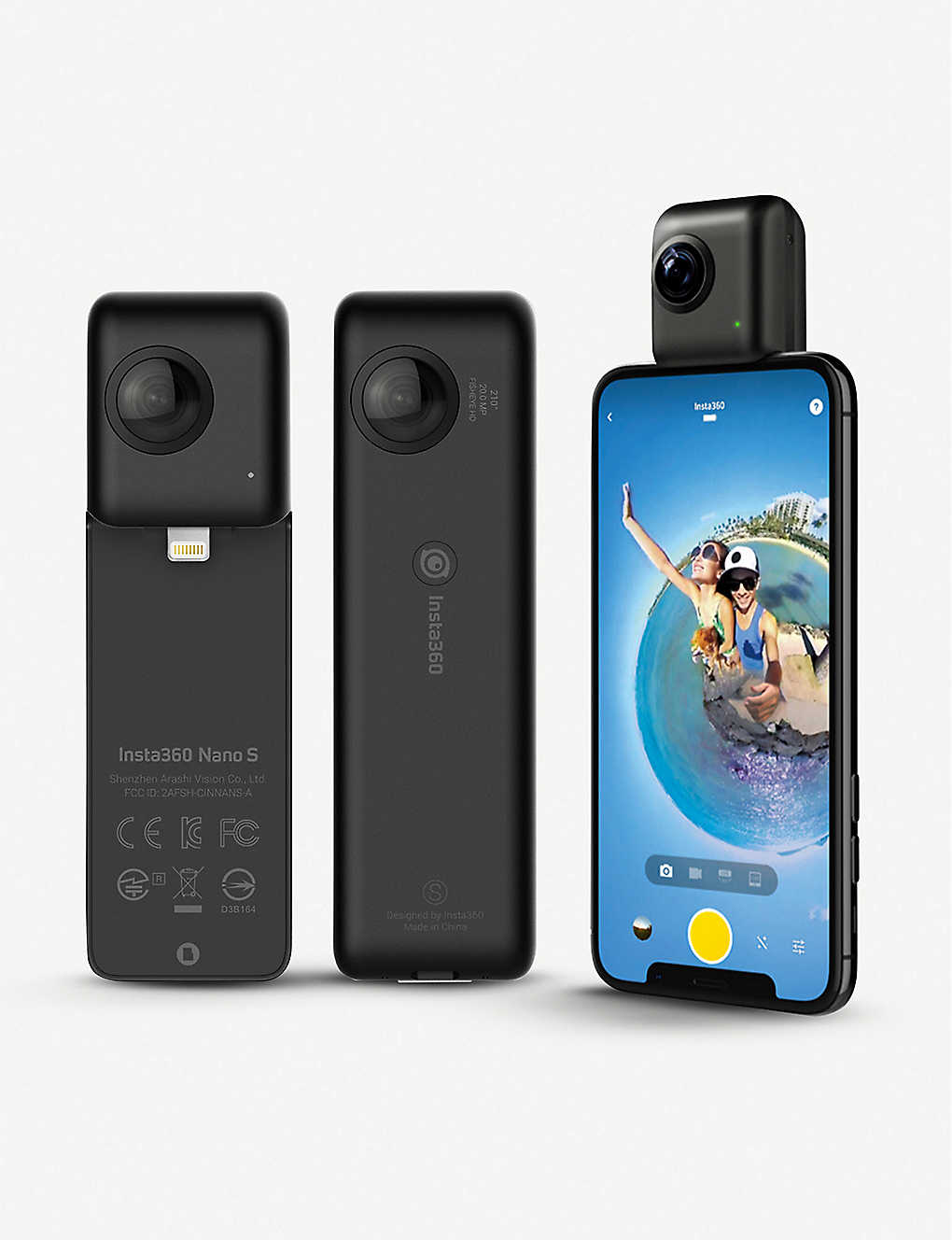 인스타360 NANO S (블랙) iPhone 360도 촬영 - 상세 이미지 2