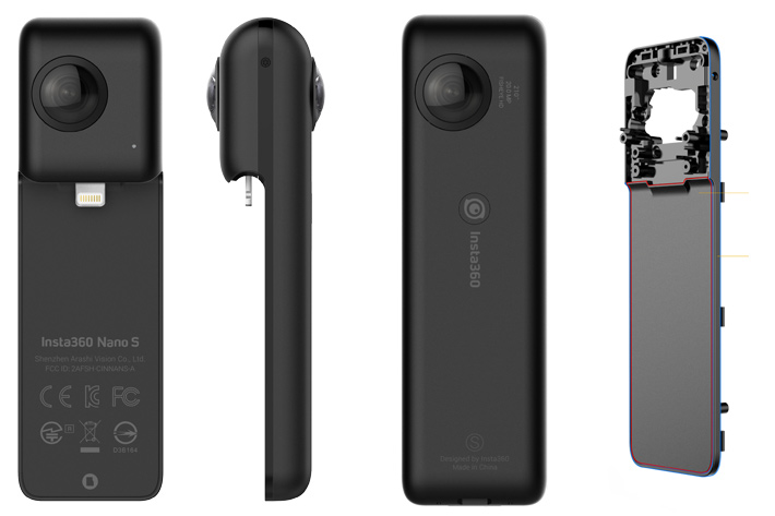 인스타360 NANO S (블랙) iPhone 360도 촬영 - 상세 이미지 3