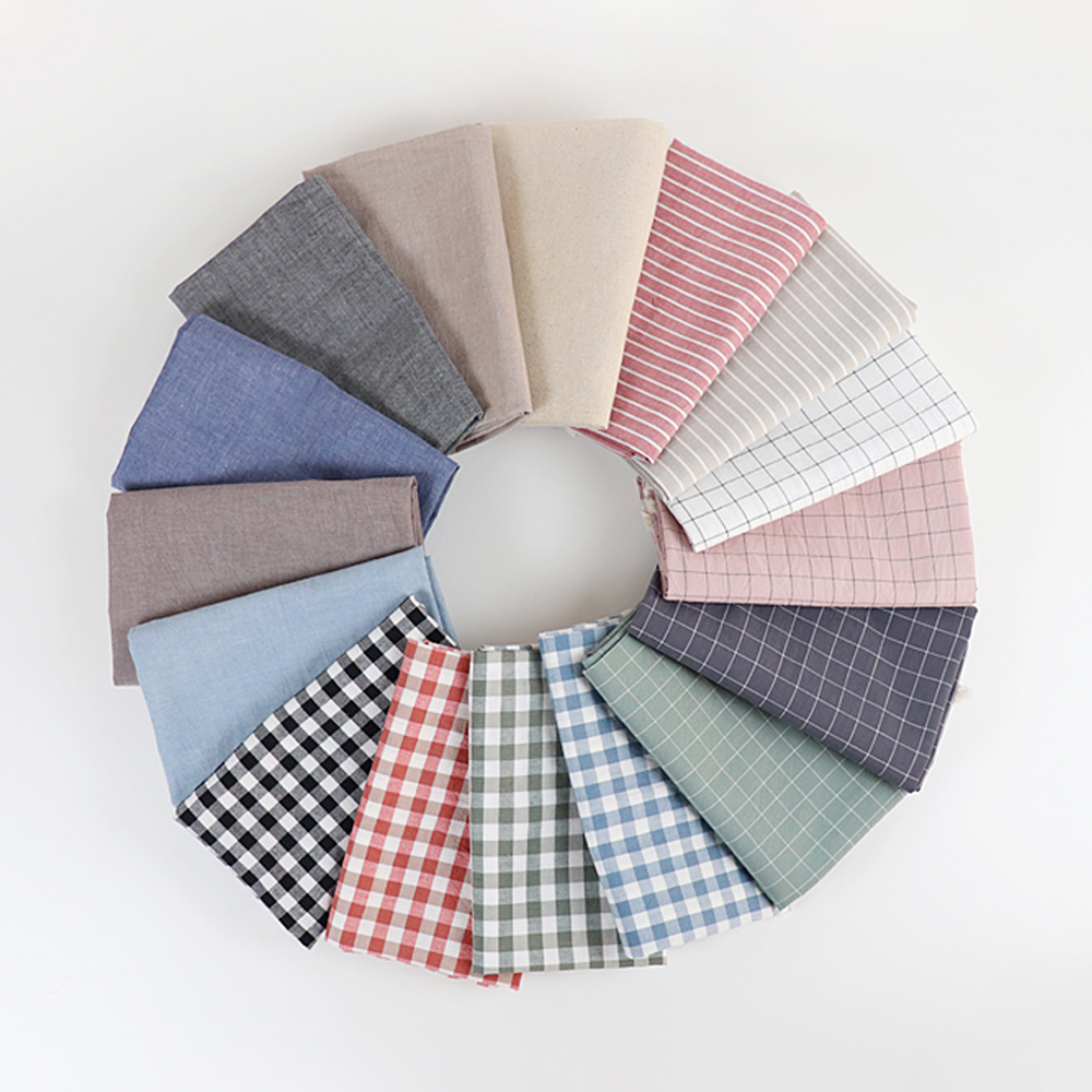 찍찍이 벨크로 선반 책장 가리개 붙이는커튼 가림막 그리드체크 60x80