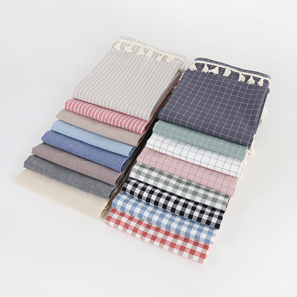 찍찍이 벨크로 선반 책장 가리개 붙이는커튼 가림막 그리드체크 60x80