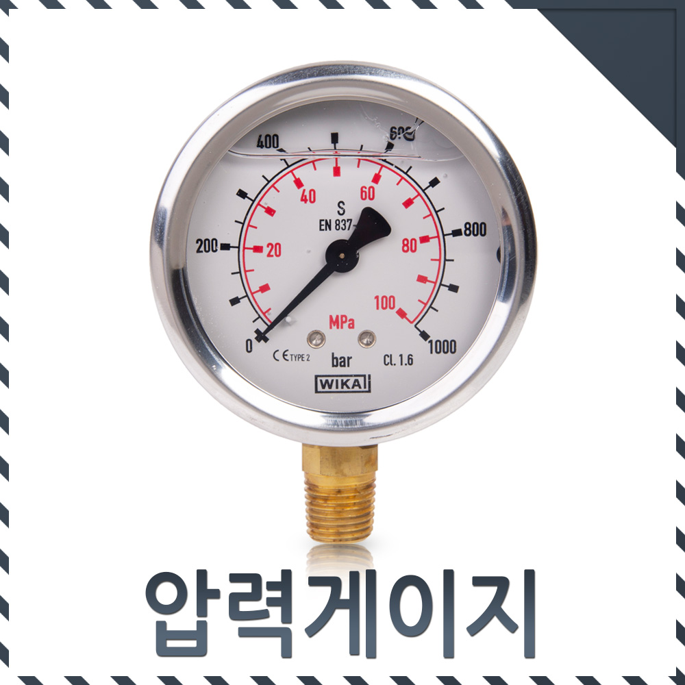 위카 압력게이지 213.53 A형 60파이 100MPa - 상세 이미지 2