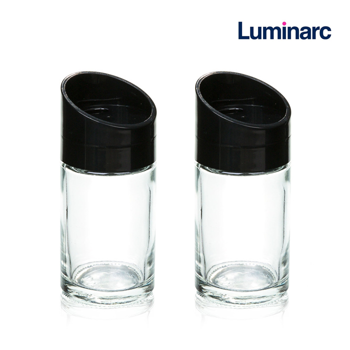 루미낙 글라스 소금통 후추통 양념통 100ml x2P 세트 - 상세 이미지 2