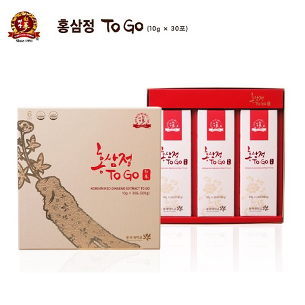 명장홍삼 홍삼 6년근 홍삼정 투고 스틱 10g 30포 설 추석 명절 행사 효도 단체선물 - 메인 이미지