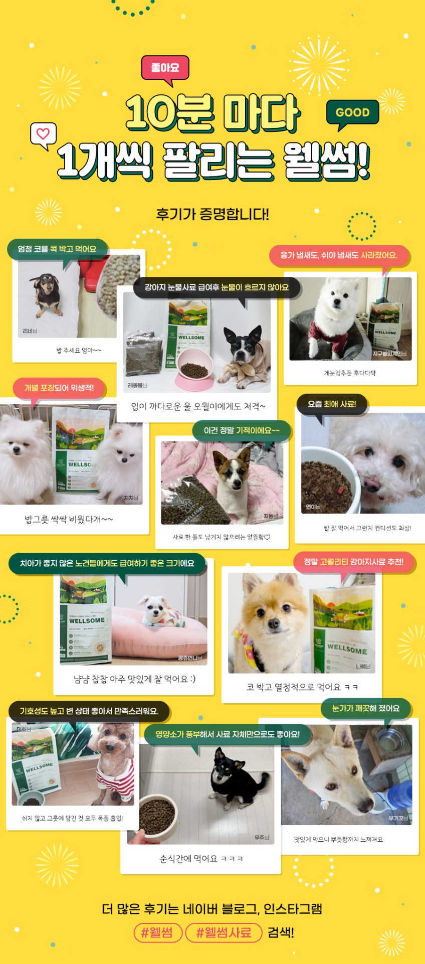 웰썸 그레인프리 강아지 인섹트 관절 곤충사료 관절건강, 3.6kg, 2개 판매처 상세 정보 이미지 2