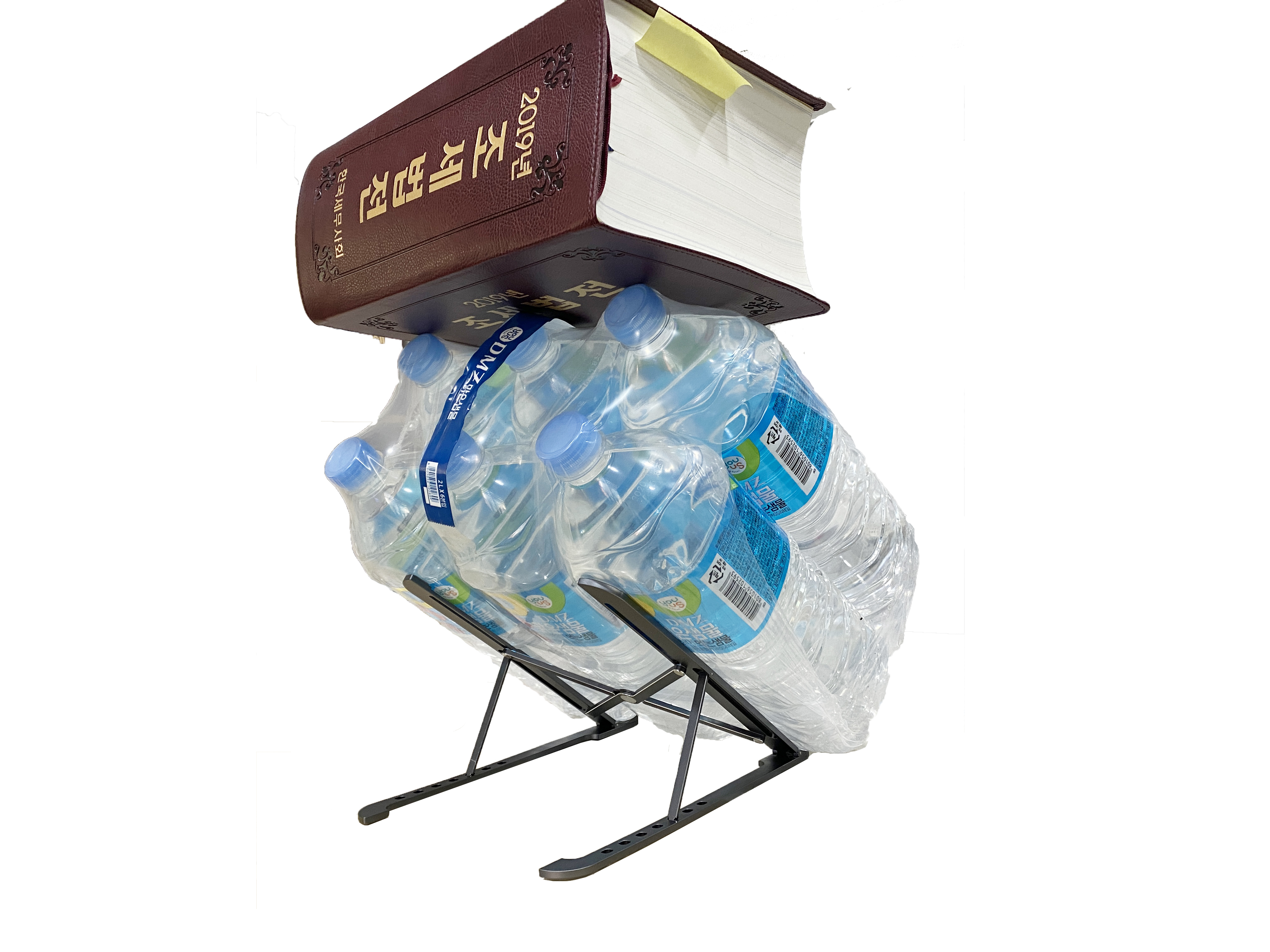 접이식 노트북 받침대 휴대용 거치대 최대 17인치 태플릿 맥북 스탠드 이미지 8