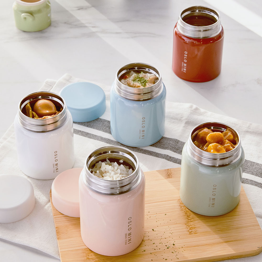 오슬로 미니 푸드자 220ml 도시락통 죽통 밀프랩 이유식 용기 - 상세 이미지 2