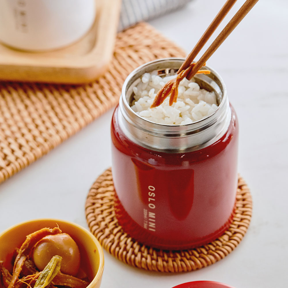 오슬로 미니 푸드자 220ml 도시락통 죽통 밀프랩 이유식 용기 - 상세 이미지 5