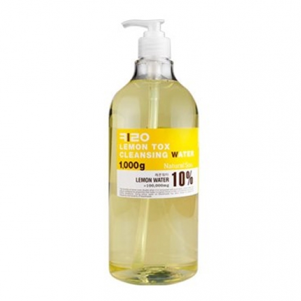 내추럴수 키로 레몬 톡스 클렌징 워터 1000ml 클렌징 폼 200g x 5개 세트 이미지 8