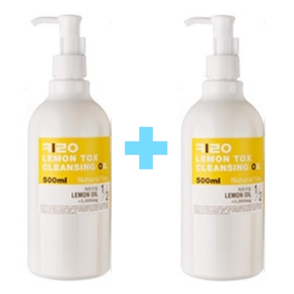 내추럴수 키로 레몬 톡스 클렌징 오일 500ml 2개 클렌징 폼 200g x 5개 세트 - 상세 이미지 5