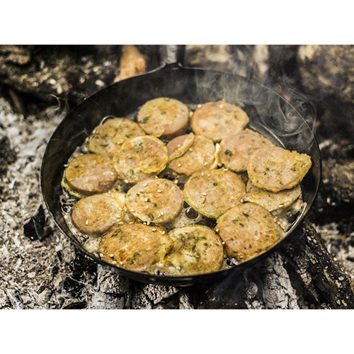 루엣비든 부시팬 캠핑 백패킹 후라이팬 부시크래프트 주물 구이 무쇠팬