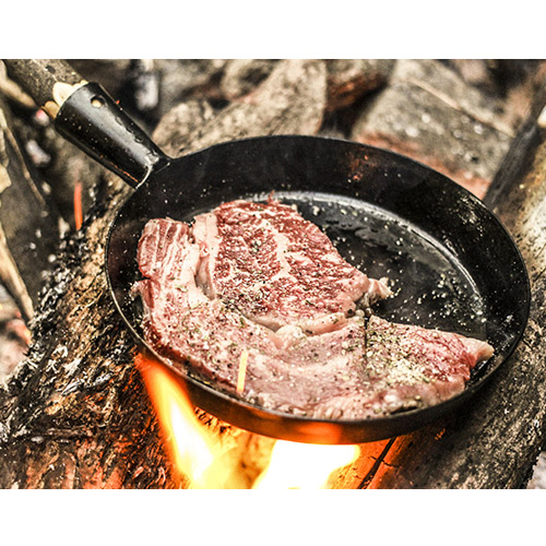 루엣비든 부쉬크래프트 무쇠부시팬 풀세트 백패킹 철팬 캠핑 프라이팬 그릴 조리도구 아이언팬