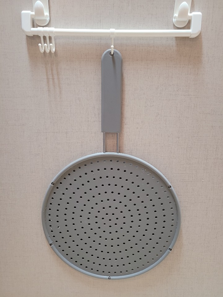 후라이팬 뚜껑 덮개 실리콘 기름튐방지 28cm - 상세 이미지 2
