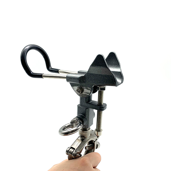 선상로드거치대 낚시대받침대 받침틀 릴 고정 원투 로드 이중 수갑형