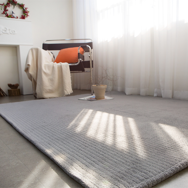 [마일드] 극세사 러그 거실 카페트 사계절 워셔블 먼지없는 단모 대형 크림100x150