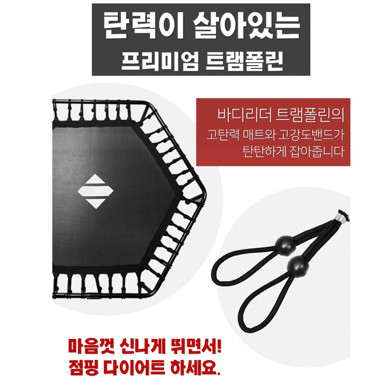 바디리더 점핑 트램폴린 성인 가정용 실내 방방이 BLHT-A-11 - 상세 이미지 2