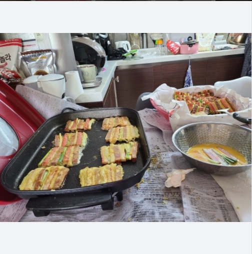 연기안나는 명절 부침개 전기 그릴 팬 키친아트 냄새없는 후라이팬 동그랑땡 전부치는 잔치팬