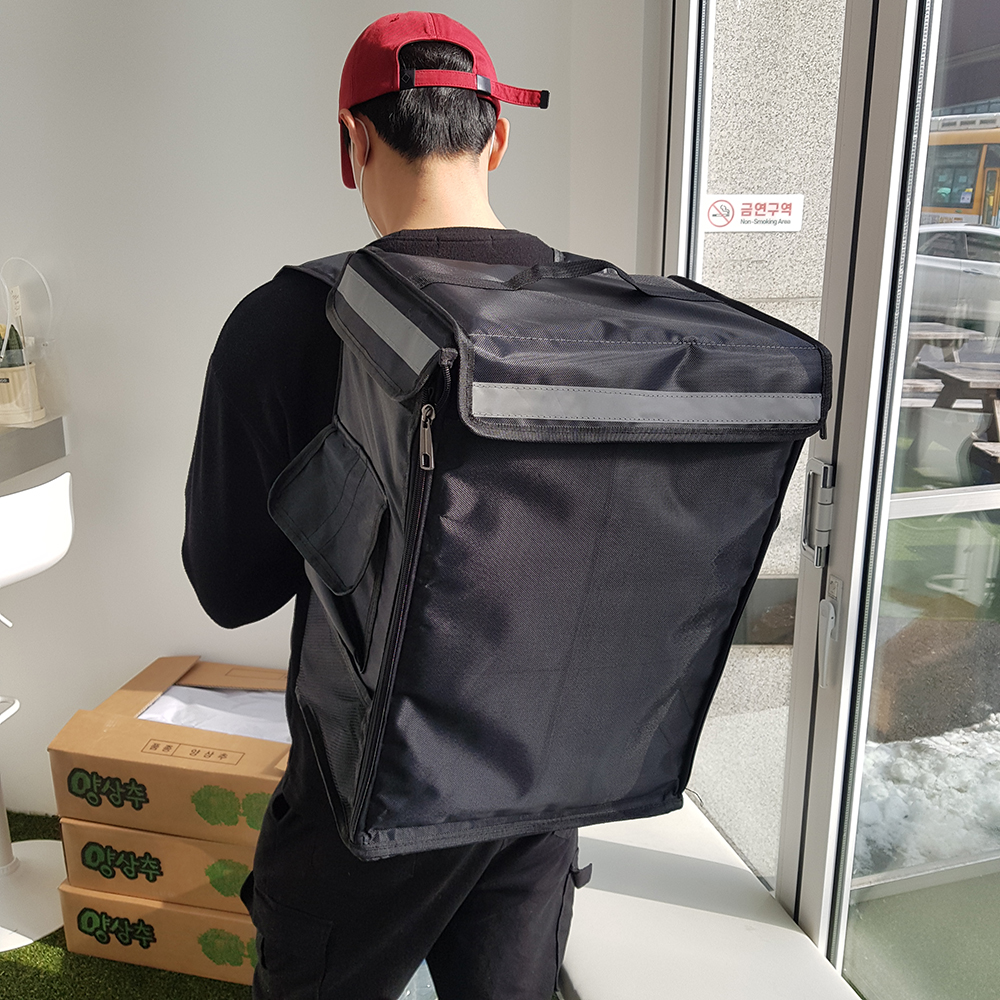 배달백팩 가방 42L 6가지 구성품 배달 버거 배달 보온보냉