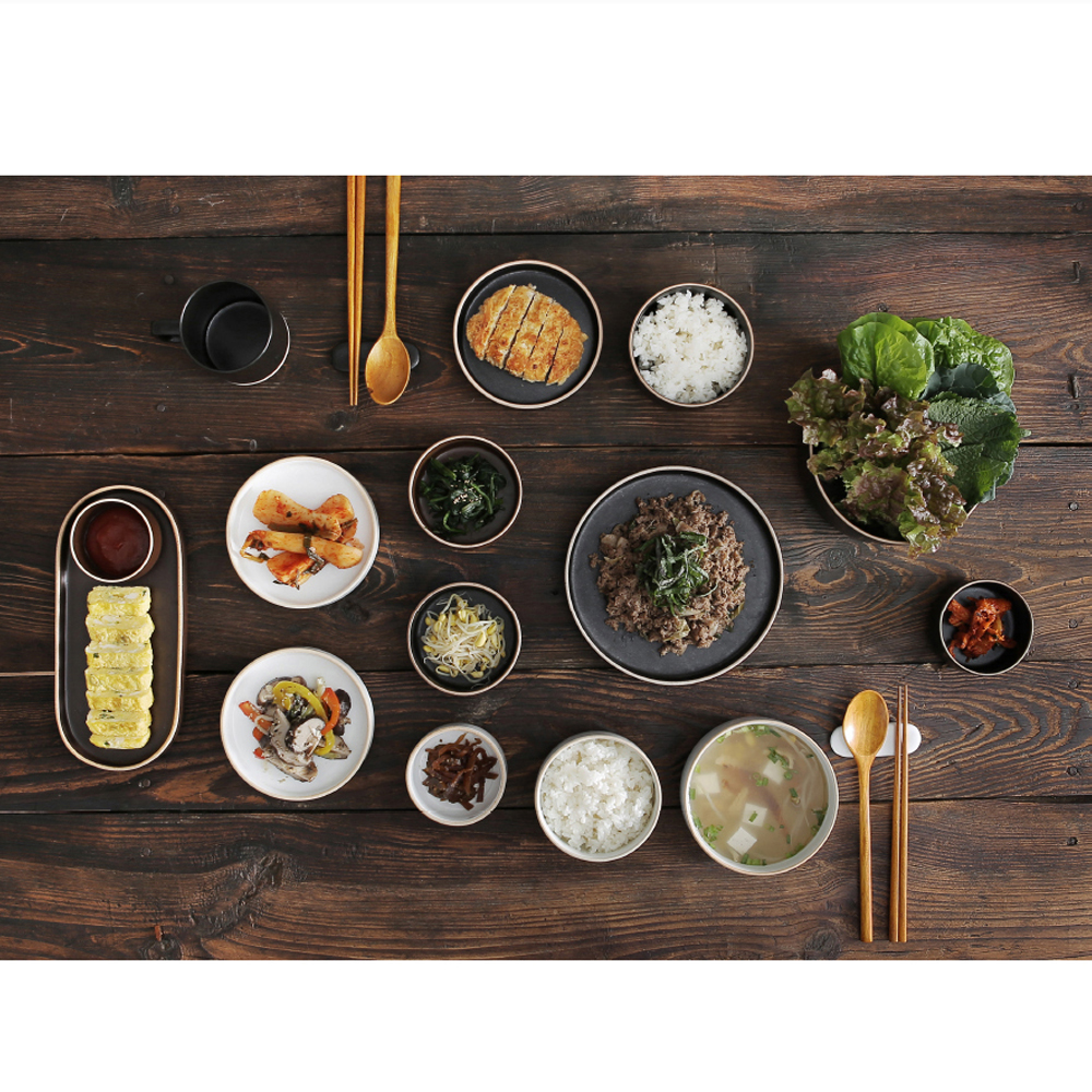 6인 공기대접세트 40P 그릇세트 신혼그릇 이천도자기 - 상세 이미지 2