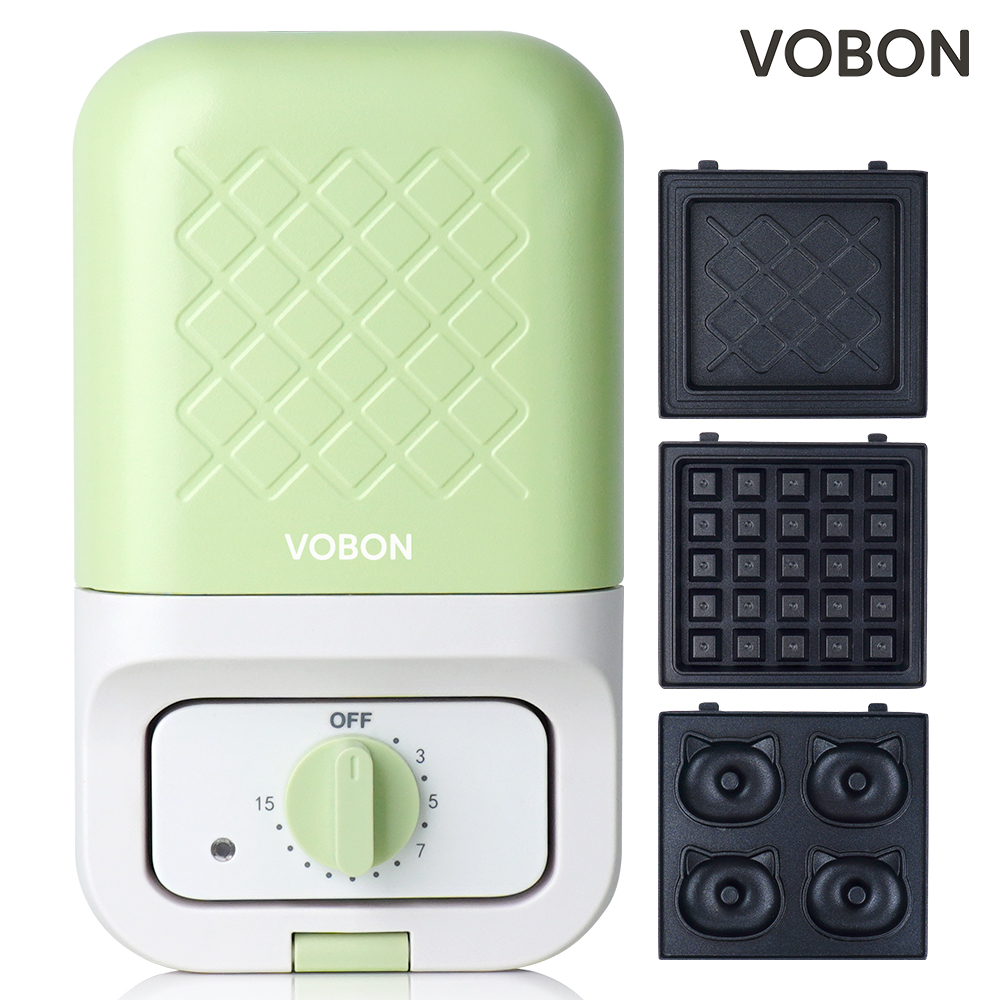 [리퍼/단순변심] 보본 샌드위치메이커 와플 크로플 도넛 만들기 VB-SM203G