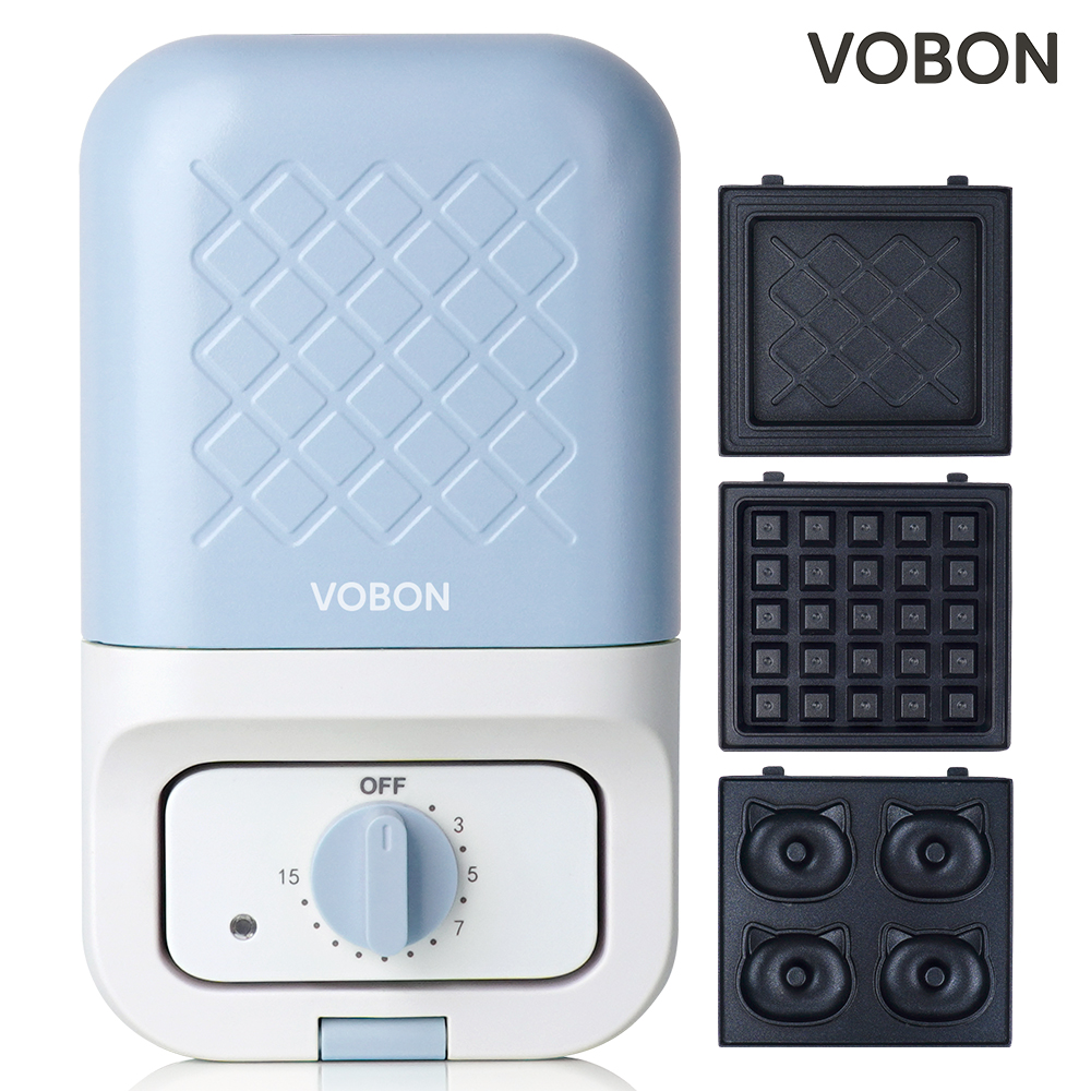 보본 와플기계 샌드위치메이커 크로플만들기 와플기 붕어빵 누룽지 기계 VB-SM293BC