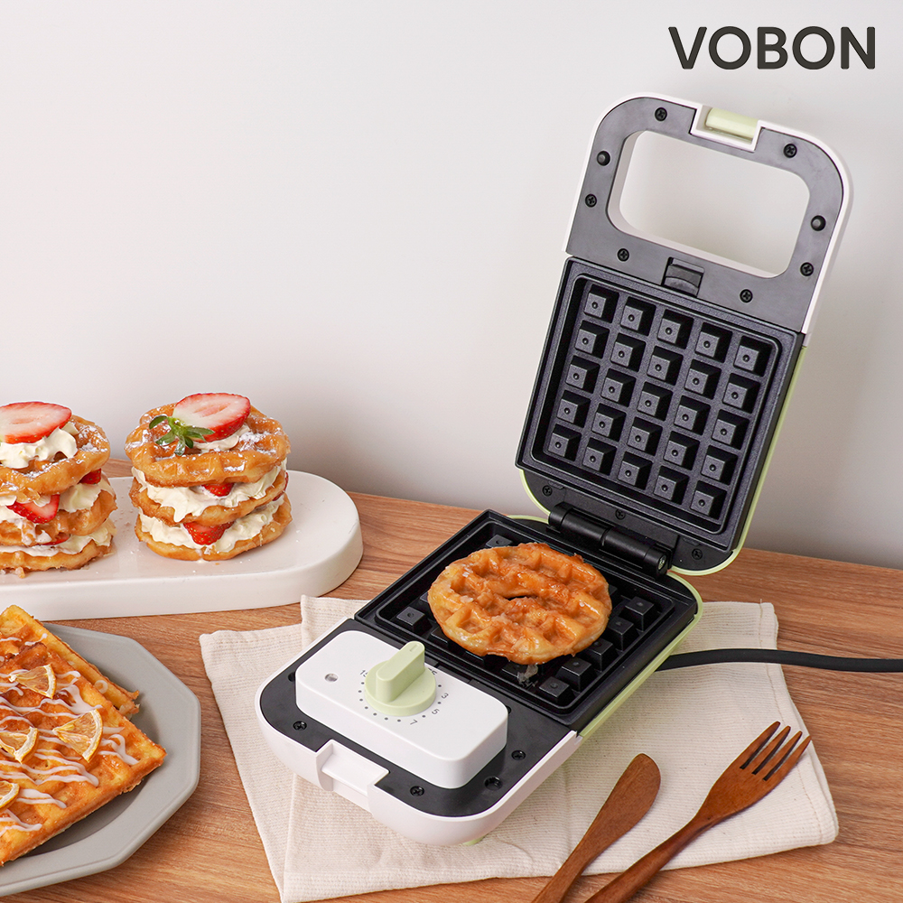 [리퍼/단순변심] 보본 샌드위치메이커 와플 크로플 도넛 만들기 VB-SM203G
