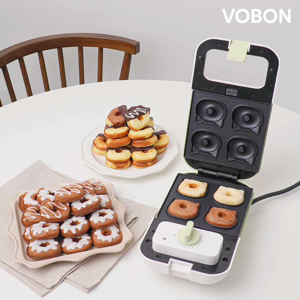 [리퍼/단순변심] 보본 샌드위치메이커 와플 크로플 도넛 만들기 VB-SM203G
