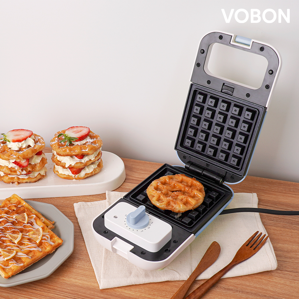 보본 와플기계 샌드위치메이커 크로플만들기 와플기 붕어빵 누룽지 기계 VB-SM293BC