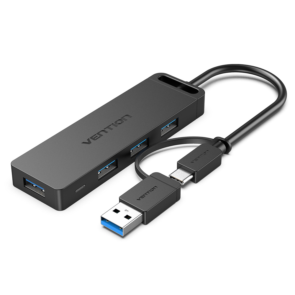 벤션 2in1 USB 3.1 Gen1 C타입 to USB3.0 고속 멀티허브 CHTBB - 상품 이미지