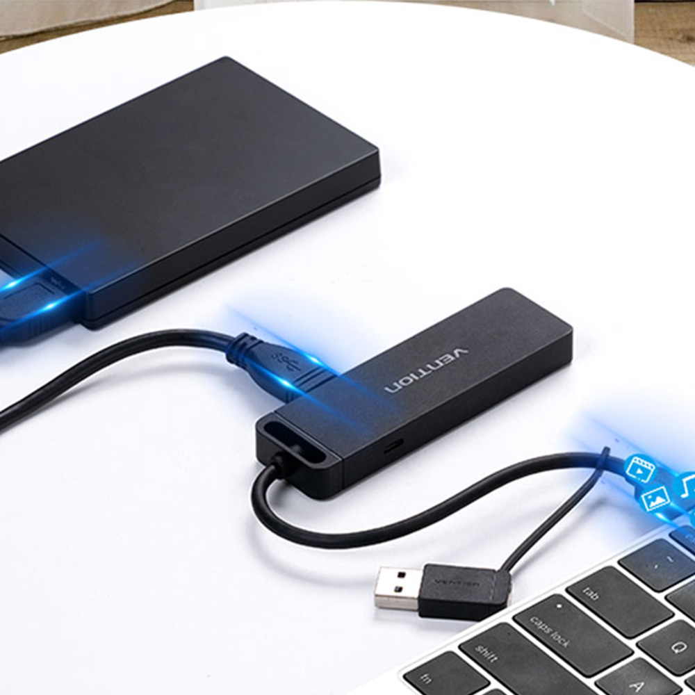 벤션 2in1 USB 3.1 Gen1 C타입 to USB3.0 고속 멀티허브 CHTBB - 상세 이미지 3