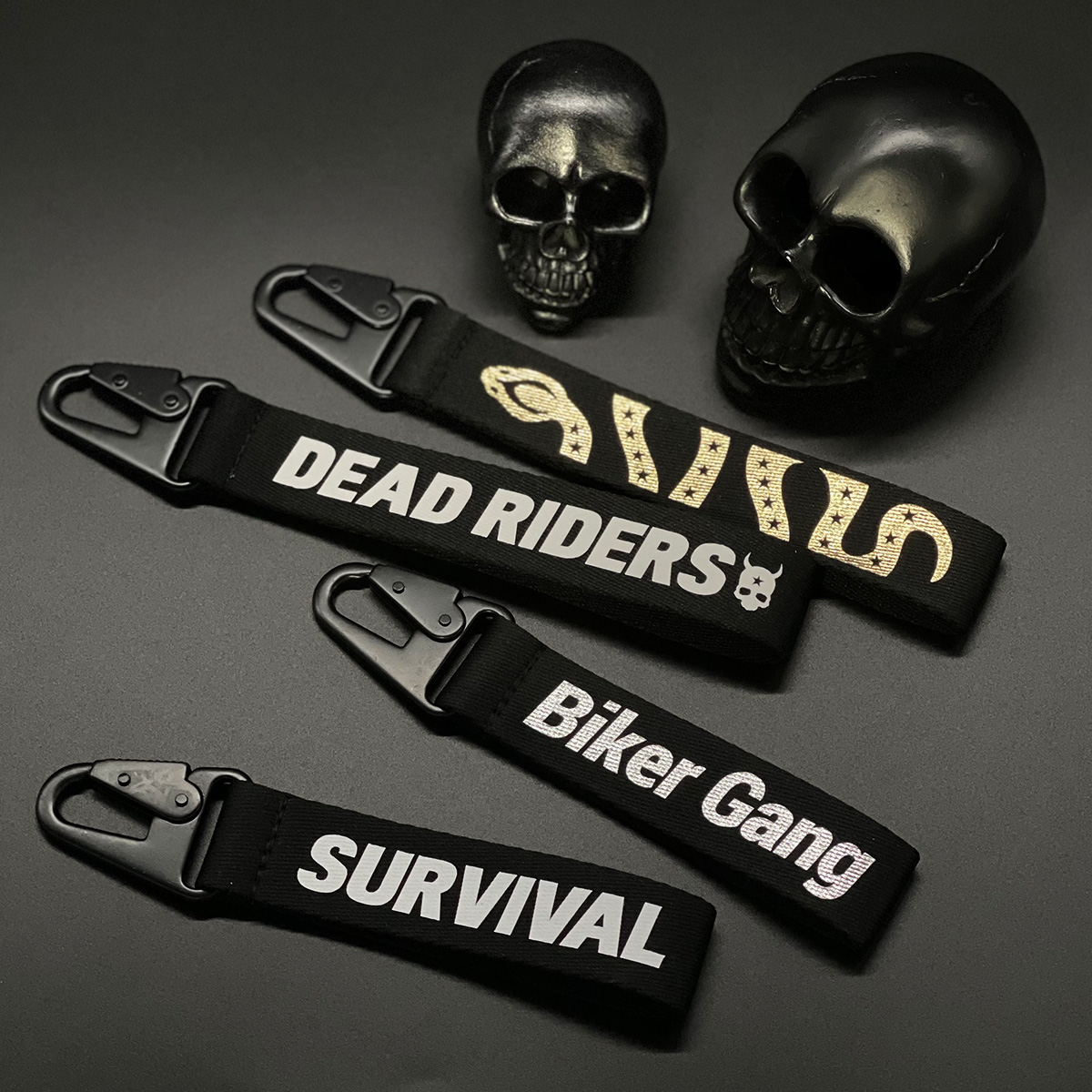 밀리터리 블랙에디션 스트랩 키링 자동차 키체인 제작