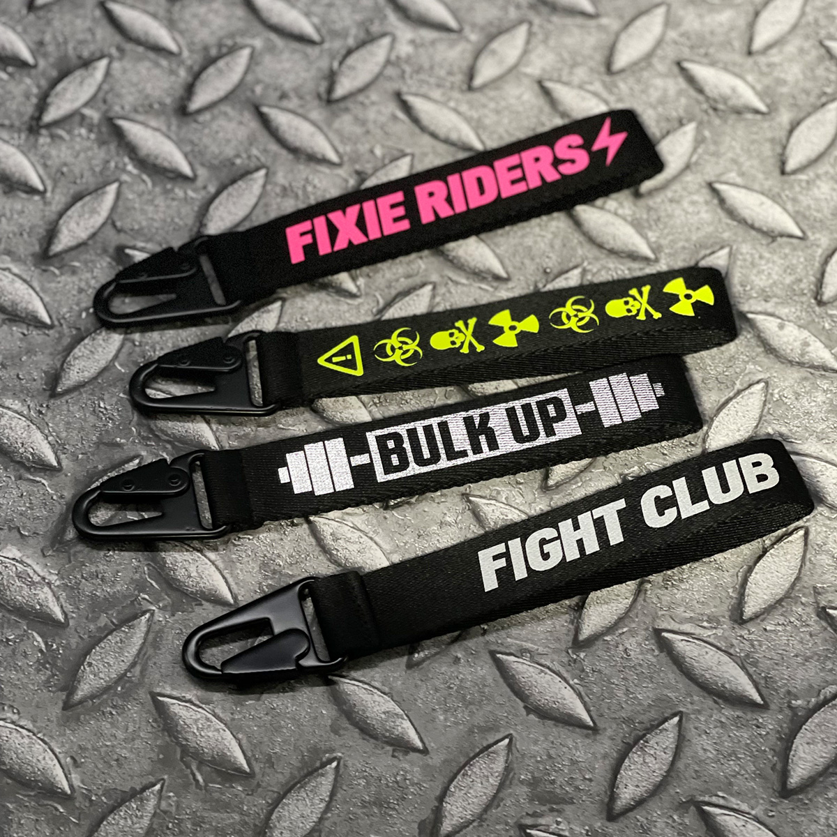 밀리터리 블랙에디션 스트랩 키링 자동차 키체인 제작