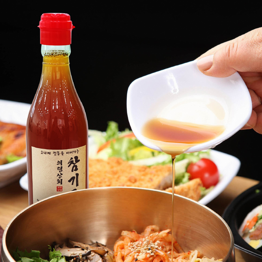 40년 전통 수제 참기름 350ml (미포장) 통깨 명절 선물 답례품 : 의령상회 참기름 들기름