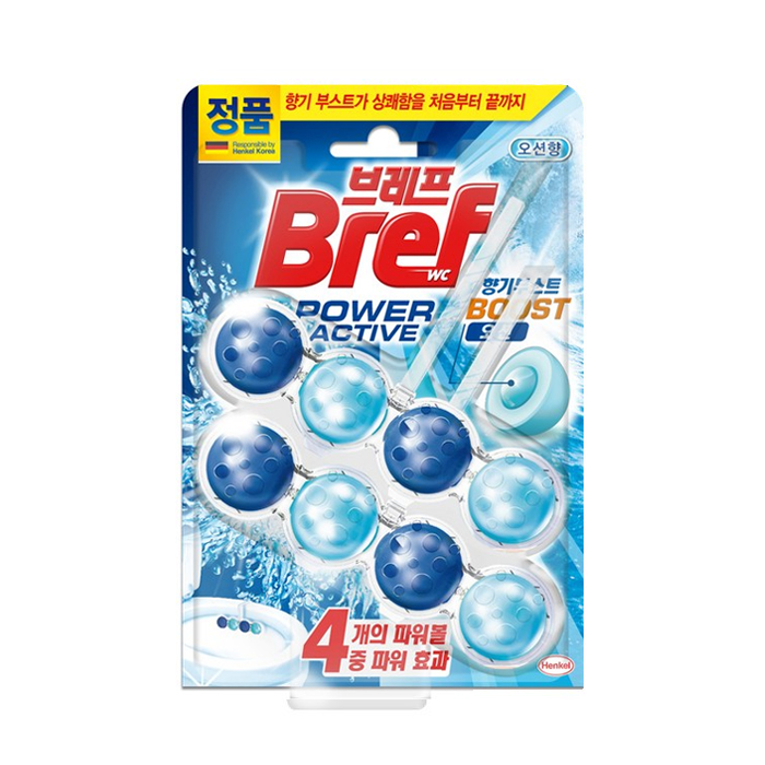 헨켈 브레프 파워 액티브 변기세정제 레몬/오션/파인/라벤다 50gX2P - 상세 이미지 4