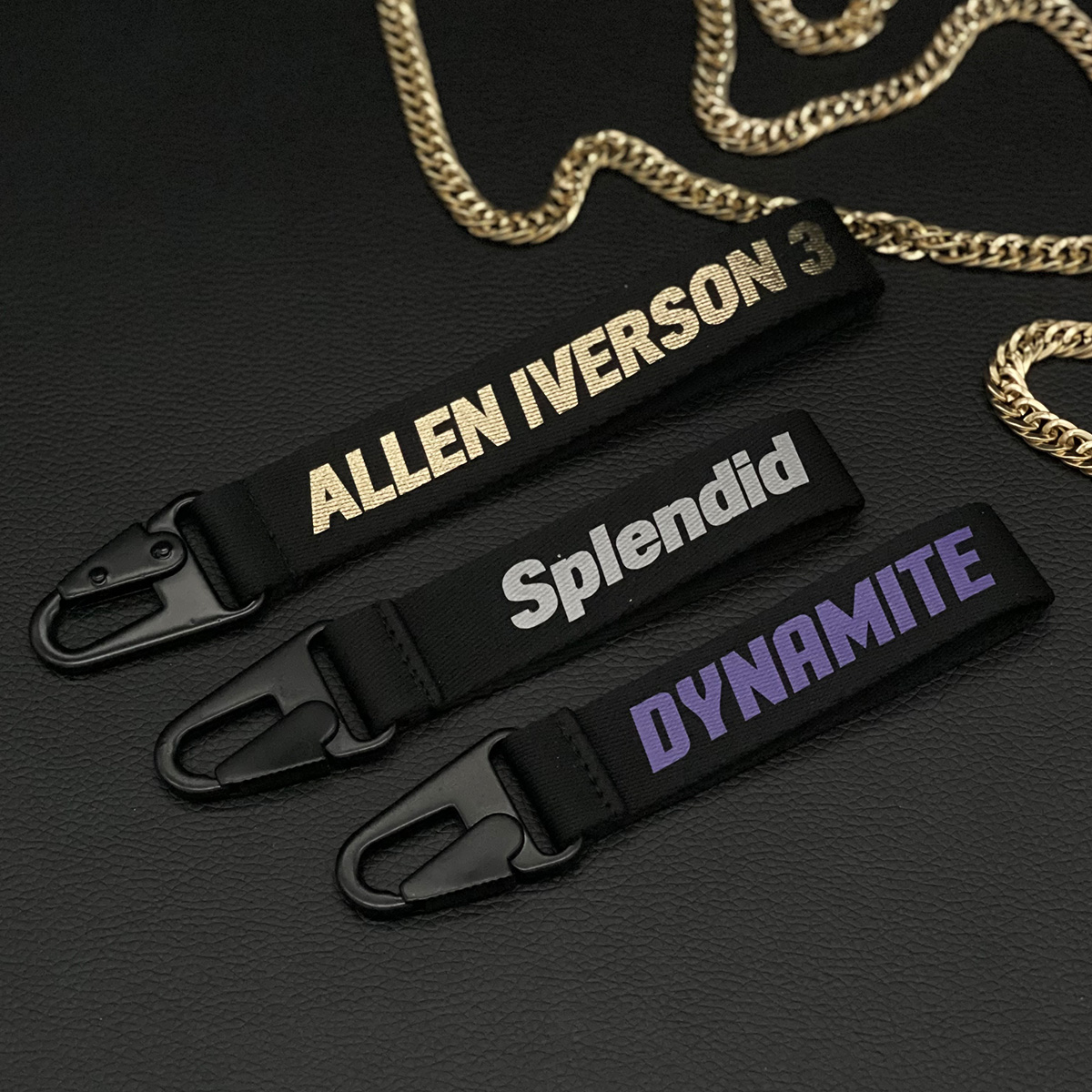 밀리터리 블랙에디션 스트랩 키링 자동차 키체인 제작