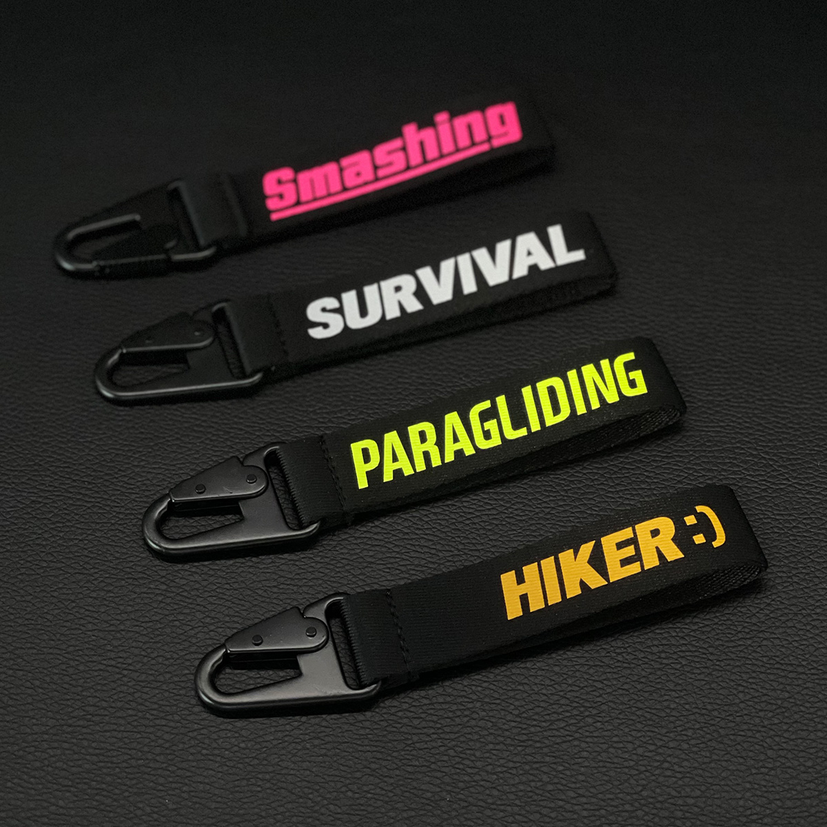 밀리터리 블랙에디션 스트랩 키링 자동차 키체인 제작