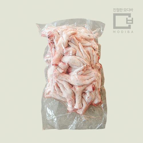 국내산 손질 통 닭발 뼈 닭발 냉동 발톱제거 1kg - 상세 이미지 2