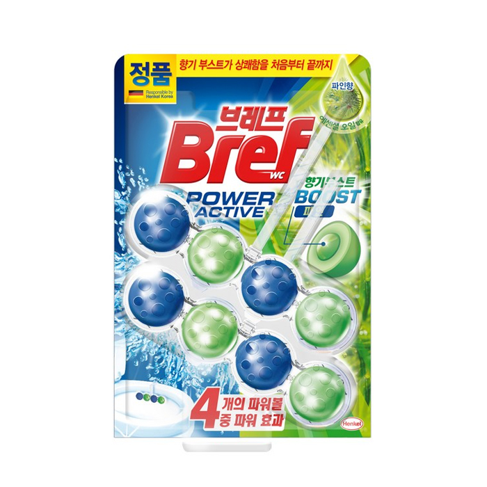 헨켈 브레프 파워 액티브 변기세정제 레몬/오션/파인/라벤다 50gX2P - 상세 이미지 5