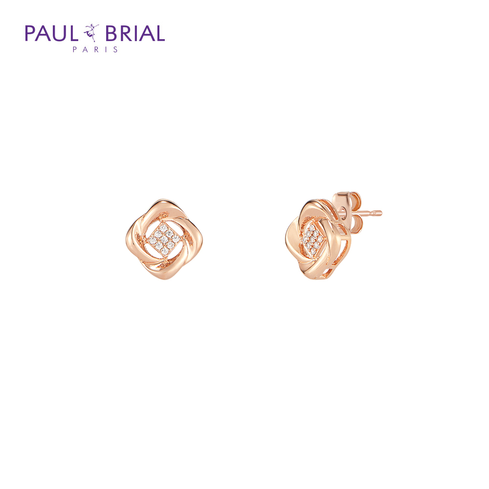 명세빈 착용 폴브리알 가든 로즈 귀걸이 봄 꽃 플라워 PYBE0102_BRASS - 상세 이미지 2