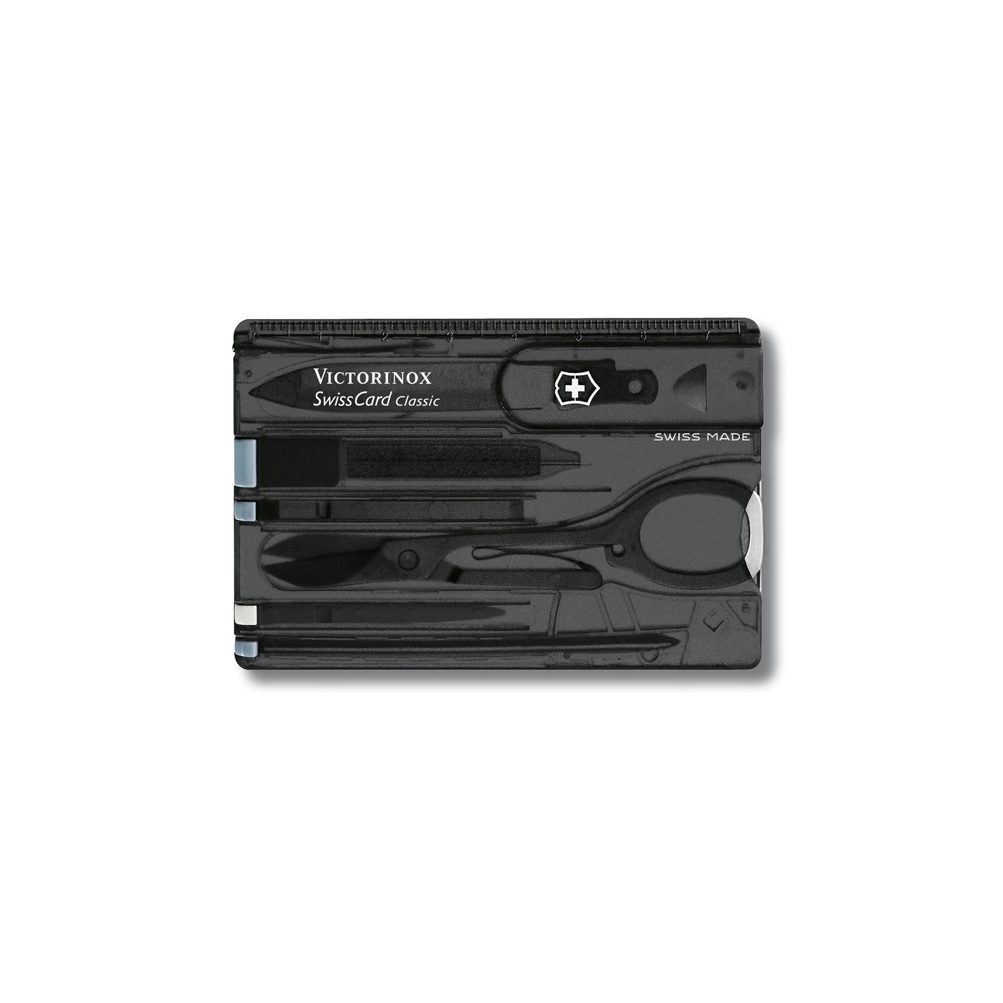 빅토리녹스 스위스 카드 클래식 투명 블랙 0.7133.T3