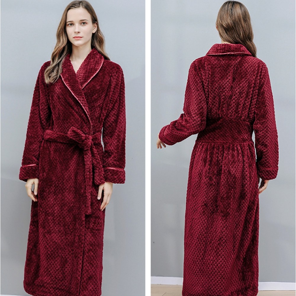 극세사 와플 커플 샤워 목욕 호텔 가운