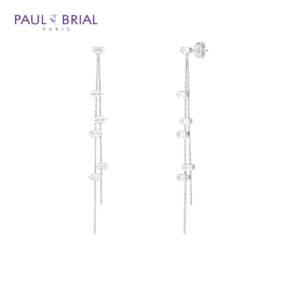 폴브리알 주얼리 바게트 드롭 귀걸이 PYBE0092_BRASS - 상세 이미지 3